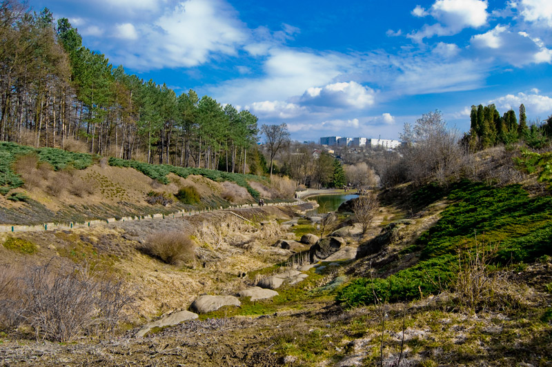 Sofiyivsky um Parque feito com amor na Ukrania.